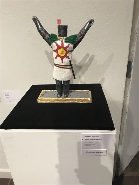 Someone created this Solaire of Astora statue and I figured it should be shared in here. Praise ...