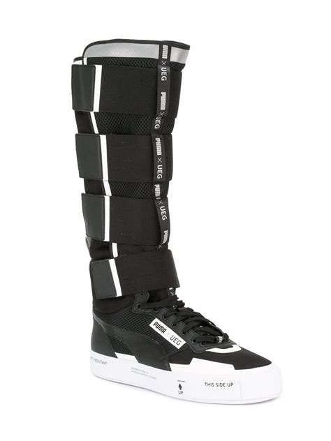 Puma X Ueg 'court Play' Boots in Black for Men | Lyst