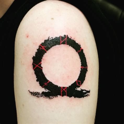 Tattoo uploaded by Dylan Payne • New God of War Omega Symbol • 1189520 ...