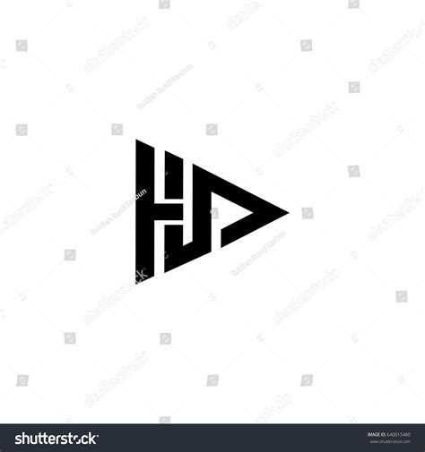 Hd Letter Vector Logo Stock Vector (Royalty Free) 640015480 | Shutterstock