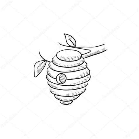 Beehive Drawing at GetDrawings | Free download