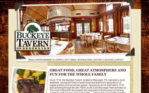 Buckeye Tavern Website on Behance