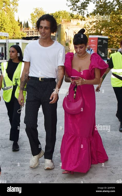 Rome, Italy, 19/07/2022, Damiano David , Giorgia Soleri Damiano David ...