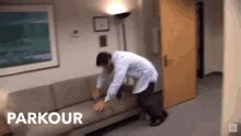 Office Parkour GIFs | Tenor