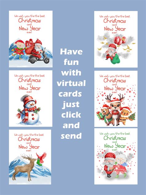 Fun Virtual Christmas Cards