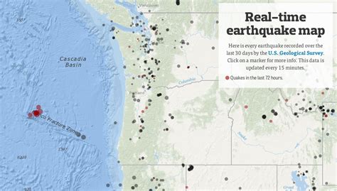 Interactive: Real-time earthquake map - The Oregonian