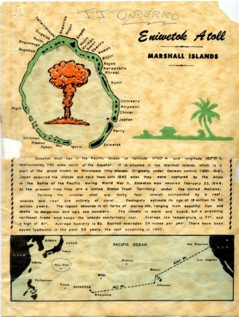 Atomic Veterans: Enewetak Atoll - Nuclear Museum