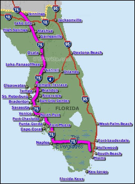 Interstate 75 Florida Map