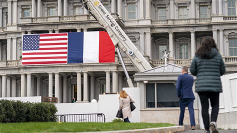 White House hosts French President Macron in state visit : NPR