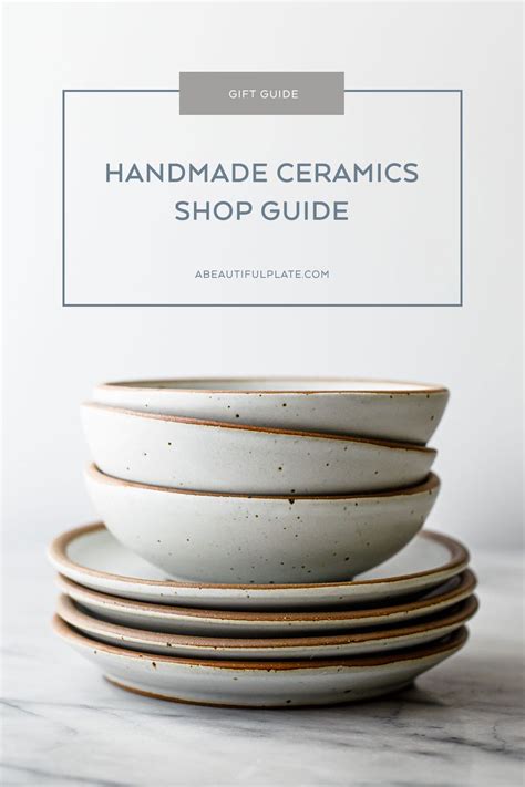 Handmade Ceramics Shop Guide - A Beautiful Plate