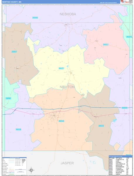 Maps of Newton County Mississippi - marketmaps.com