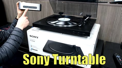 Sony Bluetooth Pre-Amp Turntable PS-LX310BT Unboxing assembly and review test , sony ps-lx310bt ...