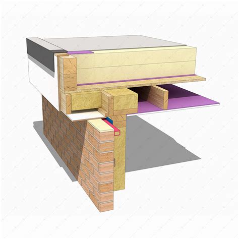 Timber Frame Flat Roof Detail