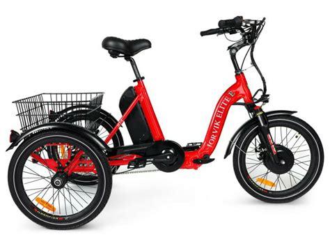 Jorvik Elite Low Step Through Electric Folding Tricycle JET-E - Folding Bikes 4U - Folding Bikes 4U