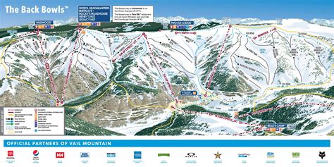 Vail Ski Run Map - Connie Celestina