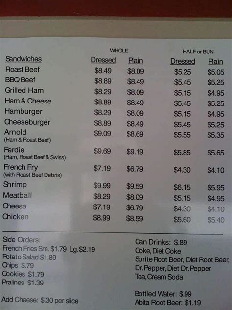 Bear's Restaurant Menu, Menu for Bear's Restaurant, Covington, New Orleans - Urbanspoon/Zomato