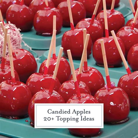 20+ Ideas for Candied Apples - Bright Red Candy Apple Recipe