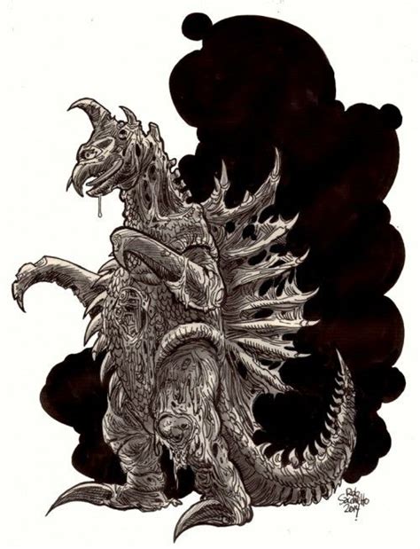 Zombie Gigan : Kaiju of the Undead! | Zombie art, Zombie, Undead