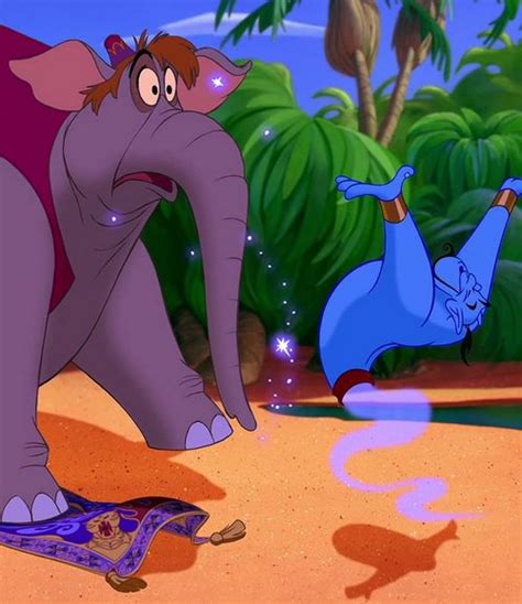 *ELEPHANT/ABU & GENIE ~ Aladdin | Walt disney characters, Disney pixar characters, Disney