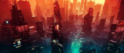 Cyberpunk City [5040x2160] : r/WidescreenWallpaper