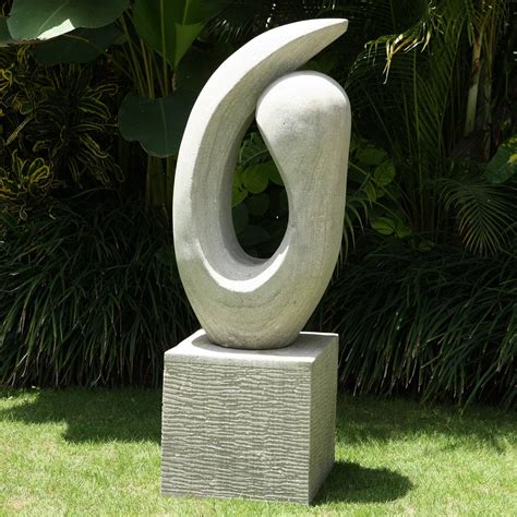 Large Garden Sculptures - Perplexity Modern Art Stone Statue: Amazon.co ...