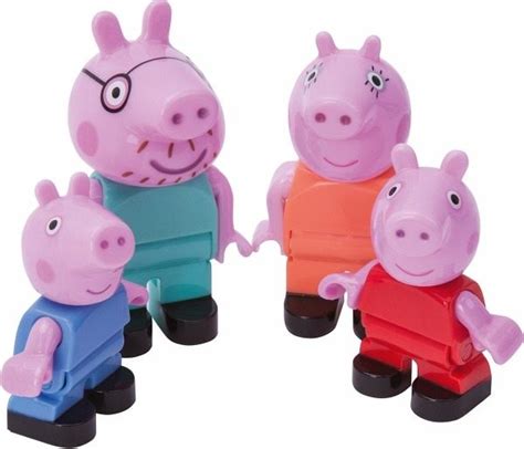 BIG 80057113 - Bloxx Peppa Pig Peppa´s Family, Mama und Papa Wutz, Schorsch und … - Bei bücher ...