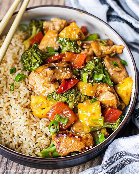 One-Pan Pineapple Chicken Teriyaki {Whole30} | Shuangy's Kitchen Sink