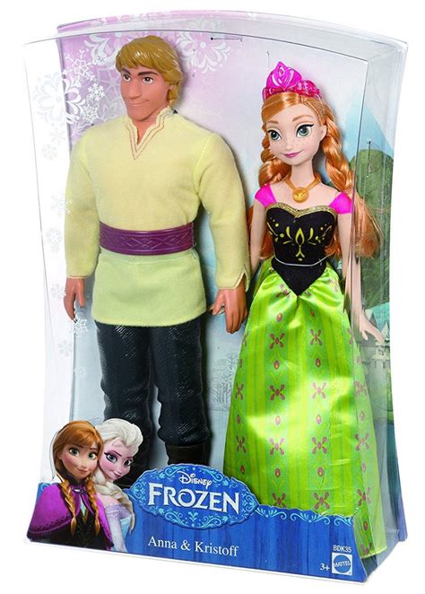 Disney Frozen Anna and Kristoff Doll, 2-Pack | epickidstoys.com