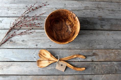 Salad Wood Bowl, Wooden Bowl, Bowls, Salad Bowl, Wedding Gift, Birthday ...