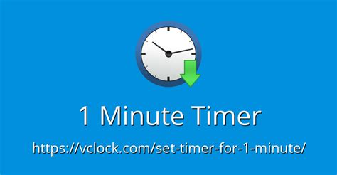 1 Minute Timer - Online Timer - Countdown