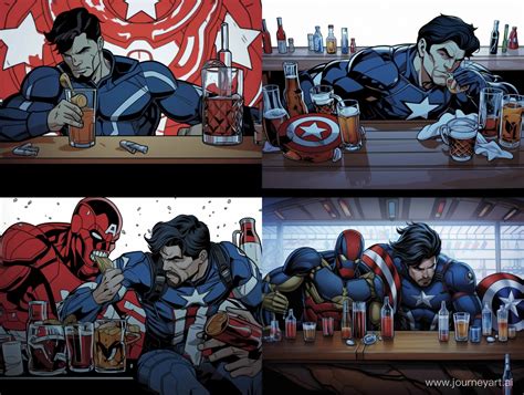 Marvel Superhero Party Night Drunk Tony Stark Sleeping Hulk and Black ...