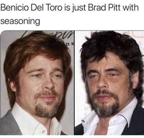 Brad Pitt with seasoning : r/memes