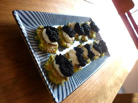 Blini & caviar | Quinotto Restaurant (not a real restaurant)