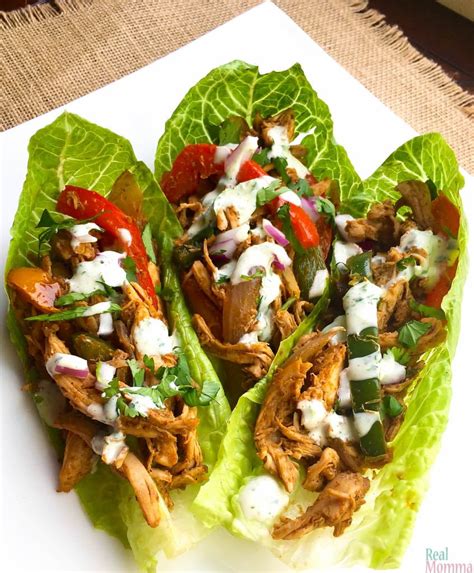 Chicken Fajita Wraps with Creamy Cilantro-Lime Sauce Recipe | Real Momma