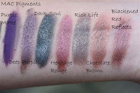 make{up} me happy!: MAC Pigment swatches!