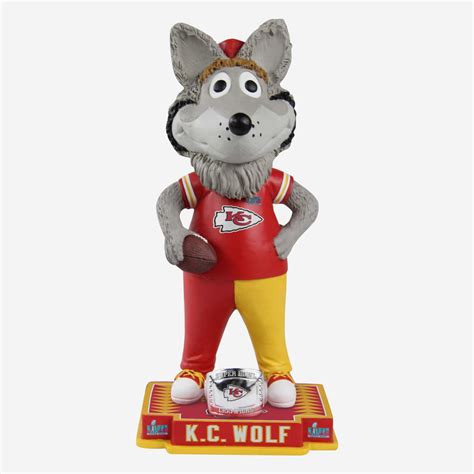 KC Wolf Kansas City Chiefs Super Bowl LVII Champions Mascot Bobblehead in 2023 | Chiefs super ...