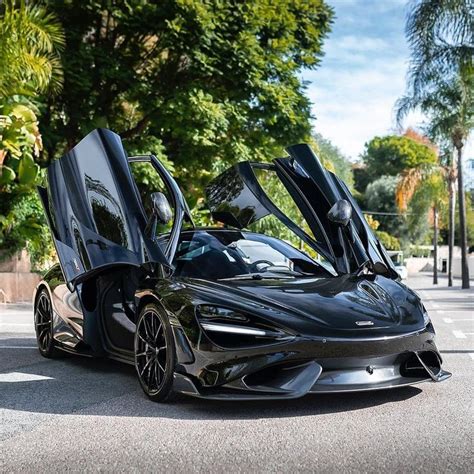 Mclaren 765LT 🇬🇧 on Instagram: “Black 765LT in Monaco ️😍 📸 @mclaren ...