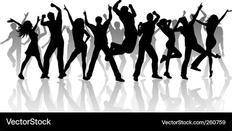 People dancing Royalty Free Vector Image - VectorStock