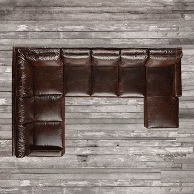 Mayfair Deluxe Brompton Leather Sectional | The Dump - America's Furniture Outlet | Leather ...