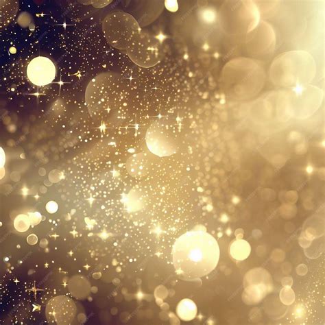 Premium AI Image | Golden confetti celebration background and Gold ...