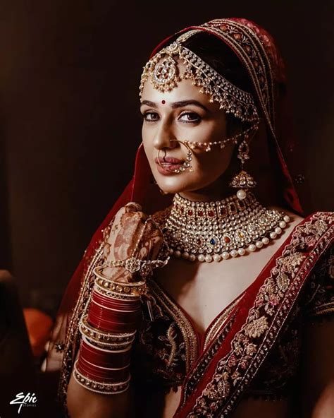 Yuvika Chaudhary's Unseen Bridal Pictures From Her Wedding Sparkle The Aura Of Perfect Indian Bride