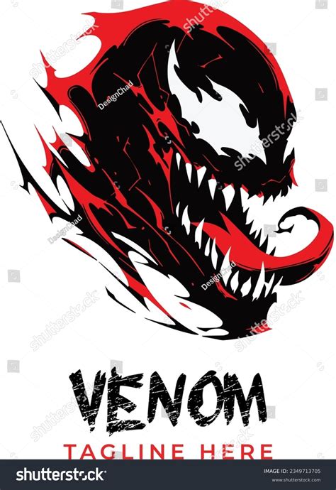 Ilustración vectorial de Venom y Mascota.: vector de stock (libre de regalías) 2349713705 ...