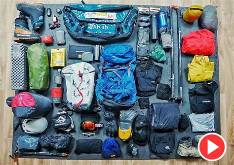 MOUNTAINEERING KIT LIST (WITH LINKS+VIDEO) – Jamie Ramsay