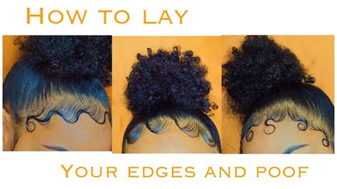 EDGES AND BUN TUTORIAL | How To Style Your Edges 3 Different Ways – Trends