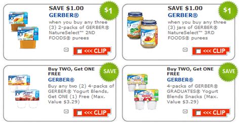 New Gerber Baby Food Printable Coupons - Deal Seeking Mom