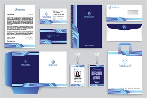 brand identity design 27136423 Vector Art at Vecteezy