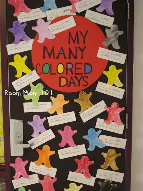 Room Mom 101: My Many Colored Days Door Decoration