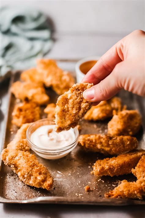 Healthy Baked Chicken Tenders Recipe | Moms Collab