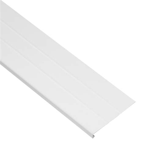 8-in x 12.5-ft 400 White Smooth Vinyl Fascia at Lowes.com