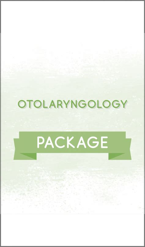 Otolaryngology Guidelines Subscription Guidelines Pocket Guide ...